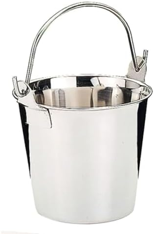 IBILI Silver 8.5L Round Stainless Steel Ice Bucket with Lid