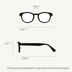 IZIPIZI READING #C Reading Glasses for Women and Men – Square Glasses with Anti-Scratch Lenses, Lightweight Fashion Frame