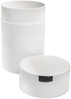 Coffeevac 1LB – Patented Airtight Container with Degassing Valve | Multi-use Vacuum Container Works as Smell Proof Containers for Ground Coffee and Coffee Bean Containers. White