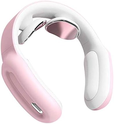 Creative Intelligent PGG Shoulder and Neck Massage Instrument Electric Shock Pulse kneading Physiotherapy mini Neck (Pink)