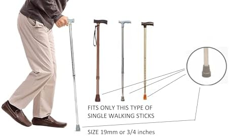 AARAM Tips for Mobility Aids (19mm Rubber Shoe)