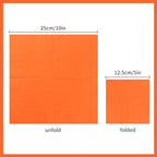 200 Pack Cocktail Napkin 2-Ply Dessert Napkins Folded 5 x 5 Inches Disposable Napkins for Dinner Wedding Birthday Party Bridal Anniversary Reception Event (200, Orange)