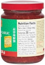 Lee Kum Kee Chili Garlic Sauce (8 oz - 1 Pack), Spicy, Garlicky & Savory Hot Sauce, Perfect for Dipping, Stir-Frying, Seafood, Vegetables, Dim Sum, and Noodles
