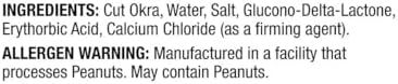 Margaret Holmes Cut Okra (Pack of 3) 14.5 oz Cans