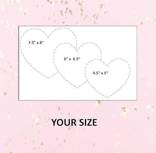 Hearted Shaped Custom Cake Image Personalized Make your Own Cake Toppers, Different sizes option, Birthday Cake Topper, Bento cake image, and any dessert and treats. Non PRECUT