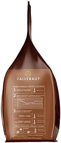 Belgian Milk Chocolate Baking Callets (Chips) - 33.6% - 1 bag, 5.5 lbs