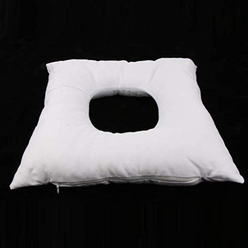 Foam Spa Salon Massage Bed Face Down Cradle Cushion Pillow Washable & Reusable - White