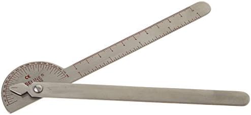 Baseline 12-1042 Stainless Steel 180 Degree Goniometer, 6" Length