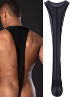 Mens Mankini Leotard Sexy Underwear Swimsuit Thong Hollow Out Wrestling Singlet Lingerie Bodysuit Jockstrap Costume