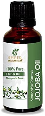 Jojoba Oil -(Simmondsia Chinensis)- Carrier Oil 100% Pure Natural Undiluted Uncut Therapeutic Grade Oil 16.90 Fl.OZ