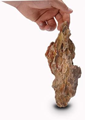 LANDEN Natural Dragon Stones (16lbs, 2~8 inches,7-8pcs) for Aquascaping Terrariums, Paludariums,Vivariums, Reptile and Amphibian Enclosures