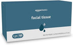 Amazon Basics Facial Tissue, 2-Ply, 160 Tissues per Box, 4 Boxes (640 total) (Previously Solimo)