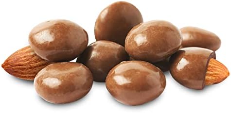 Milk Chocolate Covered Almonds | 15 Oz Bag | Roasted Chocolate Covered Nuts | Creamy & Crunchy Snack Nuts | Office Candy, Gourmet Party Favor & Gift Basket Filler