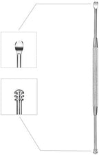 Steel Ear Pick Earwax Remover Spoon Ear Scraper Scratcher Ear Cleaner with Storage Box, 304 Stainless