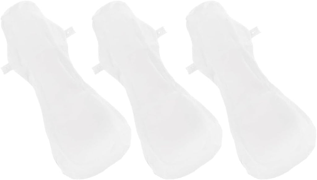 Reusable Cotton Menstrual Pads 3pcs 420mm Supple Sanitary Napkins Washable Cloth Menstrual Pads for Women Postpartum Period Use
