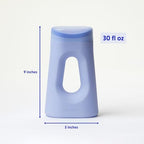 Loona Premium Female Urinal - Quiet, No Splash Design for Women - Ideal for Bedside, Travel, and Outdoor Use - Loona Blue - HSA/FSA Eligible