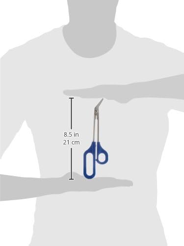 Homecraft Easi-Grip Chiropodist Scissors, Easy Grip Scissors, For Weak Grip or Arthritis, Nail Scissors For Elderly or Disabled