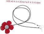 Vaguelly Hearing Aid Lanyard for Kids Anti-Lost Clip Cute Floral Design Portable Hearing Aid Strap for Children Convenient for Boys and Girls