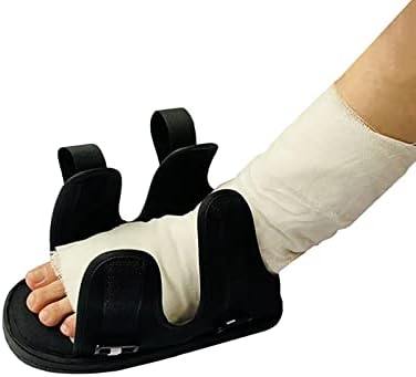 IPENNY Cast Shoes Open Toe Post Op Shoes with Waterproof Leg Cover, Fracture Foot Surgical Support Medical Walking Boot Surgery Recovery Plaster Shoes with Adjustable Straps, Fit for Kids Women Men
