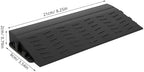 VOSAREA Robotic Vacuum Cleaner and Wheelchair Ramp 0.8 Inch Rise 21 Inch Long Non-Slip Plastic Doorway Access Ramp for Mobility Scooters and Steps