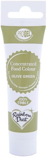 Rainbow Dust ProGel Professional Food Colouring - Olive Green