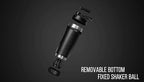 Swolverine® Stainless Steel Shaker | Black on Black Stainless Steel Protein Shaker Bottle