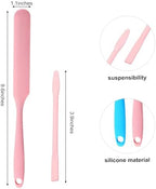 6PCS Non-Stick Wax Spatulas Set, Silicone Spatula Hair Removal Sticks Applicator Reusable Hard Wax Scraper,Eyebrow Wax Sticks For Home Salon Body Use (6PCS)
