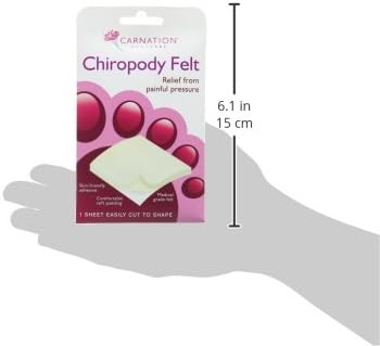 Carnation Chiropody Felt x 1 Sheet Easily Cut to Shape