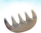 Lurrose Hair Comb Wide Tooth Brush Buffalo Horn Chinese Traditional Trigger Point Therapy Guasha Scraping Massage Comb