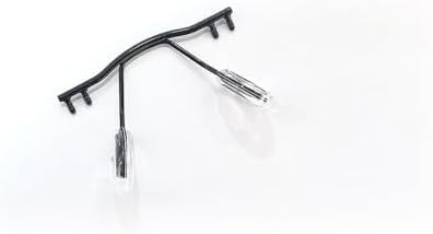 Glasses Nose Pads Arm Frameless Metal Eyeglasses Nose Bridge Glasses Parts Replacement Repair Kits(Black)