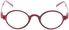 Readers Readers.com Reading Glasses, Metal Round Style for Men and Women - Red/Purple, +2.50