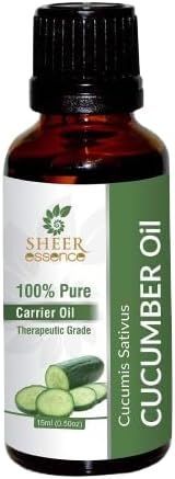 Cucumber Oil -(Cucumis Sativus)- Carrier Oil 100% Pure Natural Undiluted Uncut Therapeutic Grade Oil 8.45 Fl.OZ