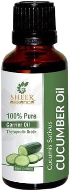 Cucumber Oil -(Cucumis Sativus)- Carrier Oil 100% Pure Natural Undiluted Uncut Therapeutic Grade Oil 8.45 Fl.OZ
