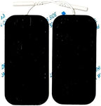 Acuzone Premium TENS Unit 40 PCS Electrodes 2"x4" Rectangular Electrode for TENS Massage
