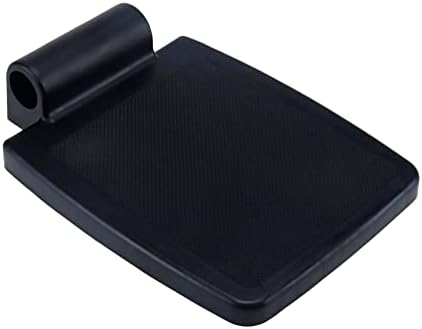 Wealrit Universal Wheelchair Footplate Replacement Foot Leg Rests Footplate Equipment Footrest Pedal Leg Pad 7/8" Tube Mount for Most Wheelchairs(Black)