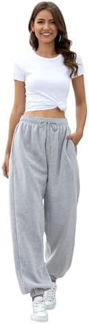 Cinch Bottom Sweatpants for Women with Pockets