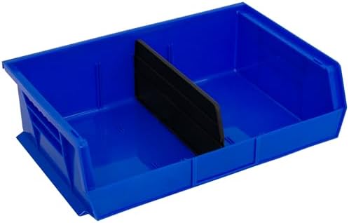Akro-Mils TiltView Plastic Storage Cabinet with 6 Tilt Out Bins, Horizontal Parts Organizer, Teacher Toolbox, and Office Supply Organizer, 23-5/8" W x 3-1/2" H x 3-3/4" D, Stone