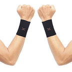 ThX4COPPER Compression Wrist Sleeve-Copper Infused Wrist Support for Men &Women-Improve Circulation and Recovery(1 Pair) inch