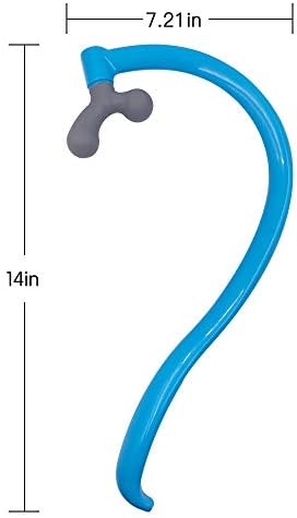 Self Massage Tool - Original Trigger Point Therapy for Back and Neck, Lower Back Massager, Myofascial Release Tool & Deep Tissue Muscle Massage Stick, Shoulder,Leg,Feet, Blue