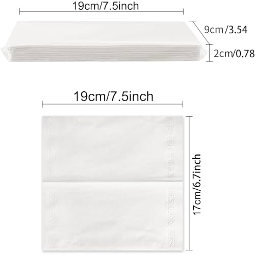 Car Tissue Refills, Auto Travel Tissue Packs, Facial Napkin Refills for Car Visor Tissue Holder - 3-Ply 36 Sheets/Pack - 6Packs