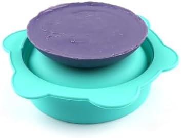 Replacement Pot Set for Wax Warmer Removable Silicone Waxing Facial Mask Mixing Bowl and Non-stick Spatulas Home Hair Removal Sticks Reusable Wax Heater Machine Accessory Green