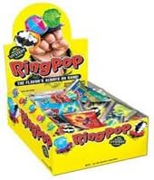 Topps Ring Pop Fruit Fest Pop Candy - 24/Box