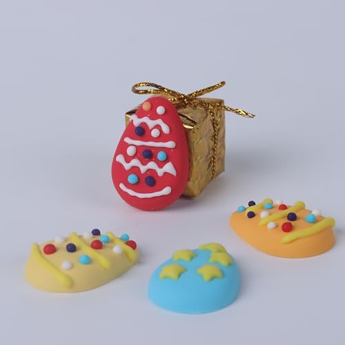 Sentovac 12pcs Edible Easter Cake Sprinkles| Cake and Cupcake Topper Decorations | Easter Egg Sprinkles for Decorating | Party Supplies