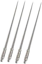 4 Pieces Titanium Toothpicks Set With Stainless Toothpick Holder for Keychain-Portable Outdoor Non-Toxic Reusable Toothpicks- Ideal for Camping, Fruit Picks,Pill Container- Great Christmas Giveaways