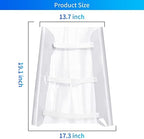 Annhua Dental Chair Foot Cover Foot Pad Mat Cushion Transparent, Dental Clinic Chair Toe Protector Dustproof with Elastic Bands - Waterproof and Reusable