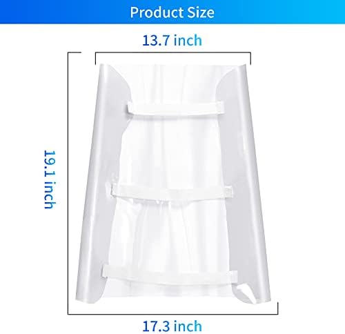 Annhua Dental Chair Foot Cover Foot Pad Mat Cushion Transparent, Dental Clinic Chair Toe Protector Dustproof with Elastic Bands - Waterproof and Reusable
