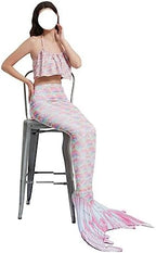 LVTFCO Adult Mermaid Adult Performance Wear, Fishtail Princess Dress 3-piece Set, Game Anime Cosplay Costume