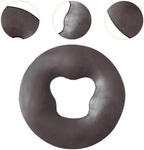 Generic Face Down Pillow Round Soft Support Reusable Headrest for SPA Office Resting
