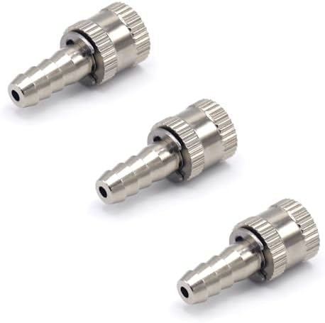 3PCS Metal BP09 NIBP Connectors, Blood Pressure Monitor Connector, Air Hose Adapter, Replacement for CN-BP09/ 300619/ PM09/ 5082-161