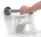 ADA Compliant Grab Bar, 500lbs Weight Support for Bath Safety (12 inch, Brushed Nickel)